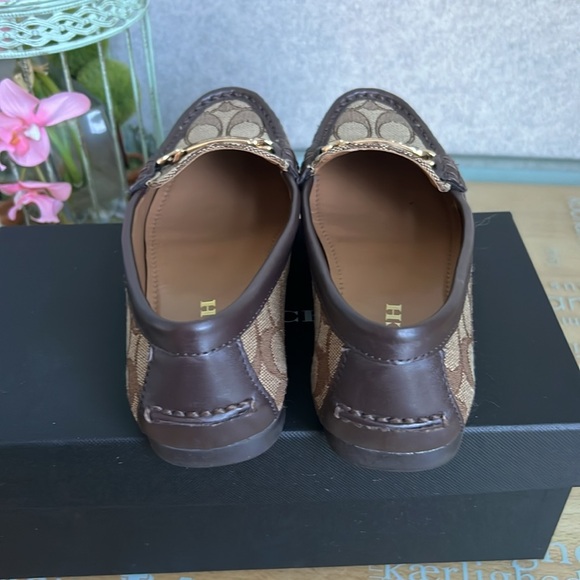 COACH monogram Driver Loafer 6 - Picture 3 of 6